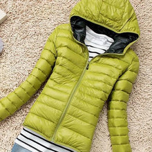 Load image into Gallery viewer, 2017 Autumn Winter Women Basic Jacket Coat Female Slim Hooded Brand Cotton Coats Casual Black Jackets