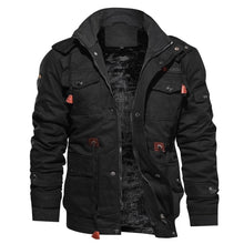 Load image into Gallery viewer, Fashion Gothic Plus Size men's Jacket Long Sleeve 2018 Stand Collar Slim Shirt Casual gothic  Black Goth Men Jacket