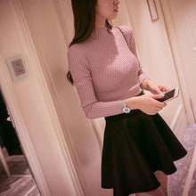Load image into Gallery viewer, New Women's Turtleneck Sweater Women Sweaters Fashion Jersey Women Winter Autumn Pullover Women Sweater Jumper Truien Dames