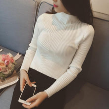 Load image into Gallery viewer, New Women's Turtleneck Sweater Women Sweaters Fashion Jersey Women Winter Autumn Pullover Women Sweater Jumper Truien Dames