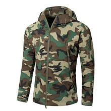 Load image into Gallery viewer, Men's Army Camouflage Jacket and Coat Military Tactical Jacket Winter Waterproof Soft Shell Jackets Windbreaker Hunt Clothes
