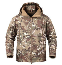 Load image into Gallery viewer, Men's Army Camouflage Jacket and Coat Military Tactical Jacket Winter Waterproof Soft Shell Jackets Windbreaker Hunt Clothes