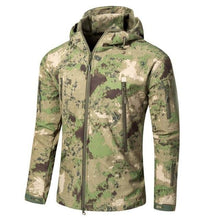 Load image into Gallery viewer, Men's Army Camouflage Jacket and Coat Military Tactical Jacket Winter Waterproof Soft Shell Jackets Windbreaker Hunt Clothes