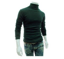Load image into Gallery viewer, 2019 New Autumn Winter Men'S Sweater Men'S Turtleneck Solid Color Casual Sweater Men's Slim Fit Brand Knitted Pullovers