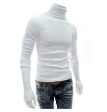 Load image into Gallery viewer, 2019 New Autumn Winter Men'S Sweater Men'S Turtleneck Solid Color Casual Sweater Men's Slim Fit Brand Knitted Pullovers