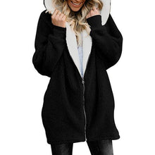 Load image into Gallery viewer, Women's Jackets Winter Coat Women Cardigans Ladies Warm Jumper Fleece Faux Fur Coat Hoodie Outwear manteau Femme Plus size 5XL