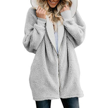 Load image into Gallery viewer, Women's Jackets Winter Coat Women Cardigans Ladies Warm Jumper Fleece Faux Fur Coat Hoodie Outwear manteau Femme Plus size 5XL