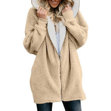 Load image into Gallery viewer, Women's Jackets Winter Coat Women Cardigans Ladies Warm Jumper Fleece Faux Fur Coat Hoodie Outwear manteau Femme Plus size 5XL