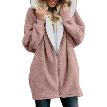 Load image into Gallery viewer, Women's Jackets Winter Coat Women Cardigans Ladies Warm Jumper Fleece Faux Fur Coat Hoodie Outwear manteau Femme Plus size 5XL
